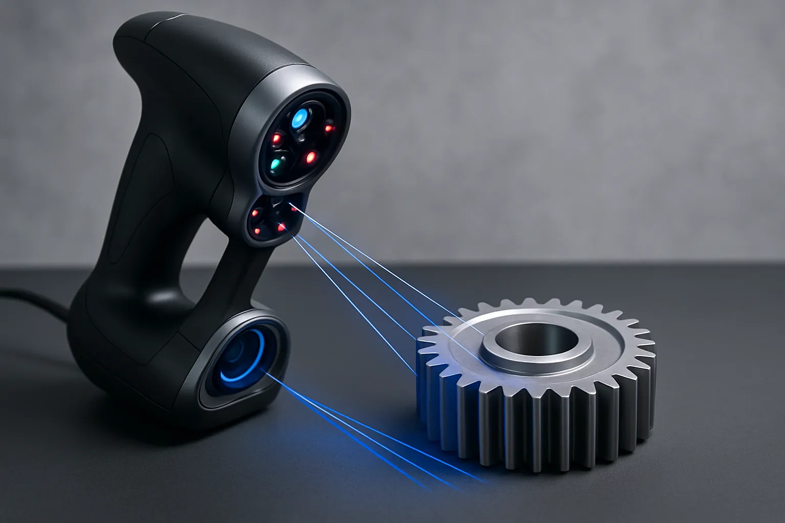 Numérisation d'une pièce mécanique au scanner 3D